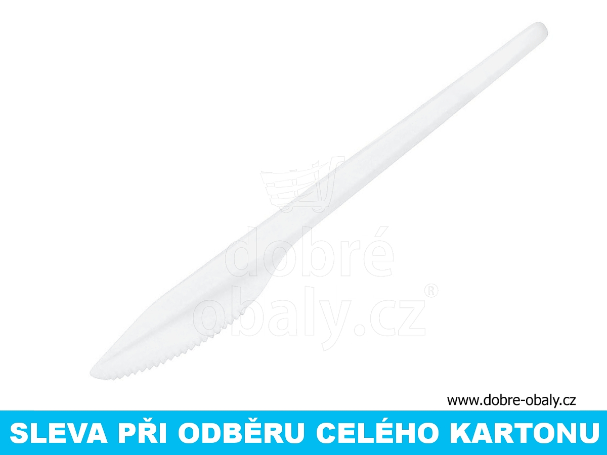 Nůž plastový PS 165 mm, 100ks - karton