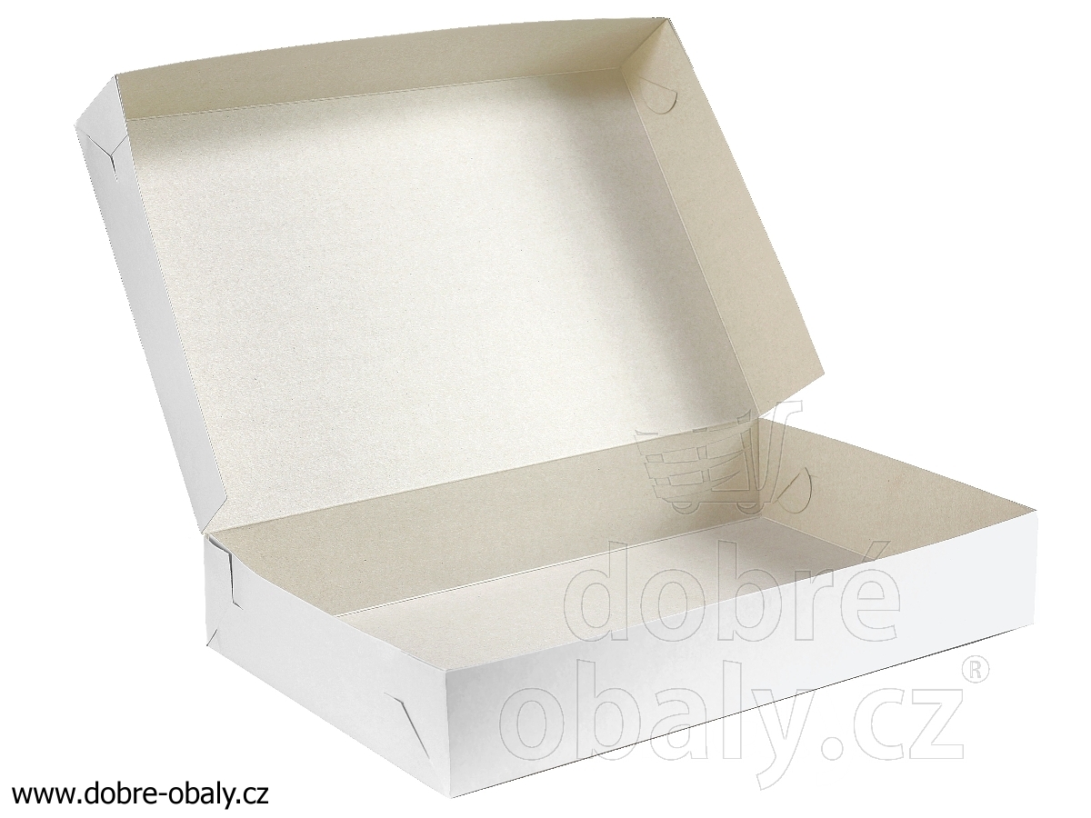 Papírová krabice na chlebíčky 27x40x7 cm