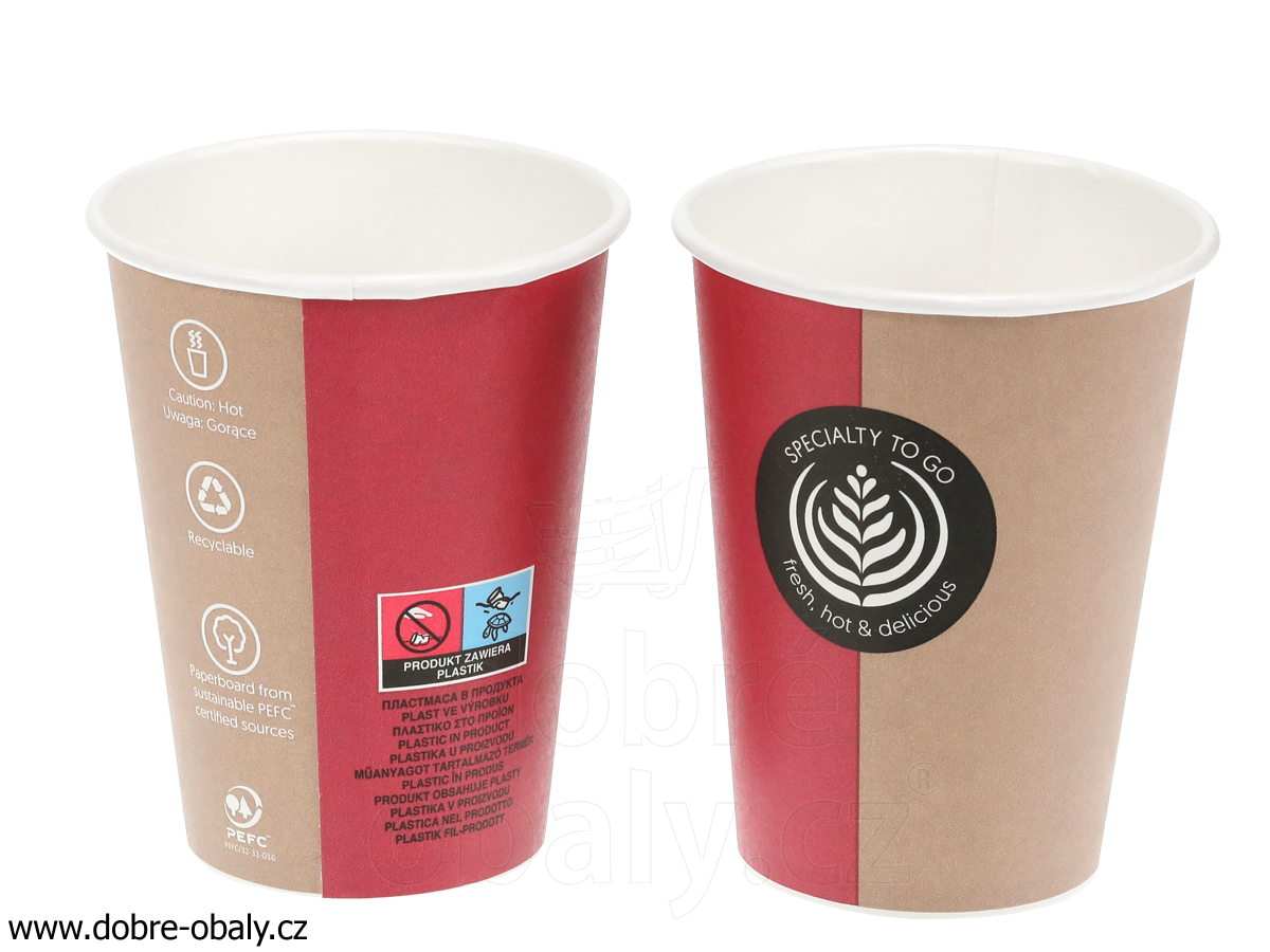 Papírový kelímek  na kávu COFFEE TO GO 350 ml (0,3 l)