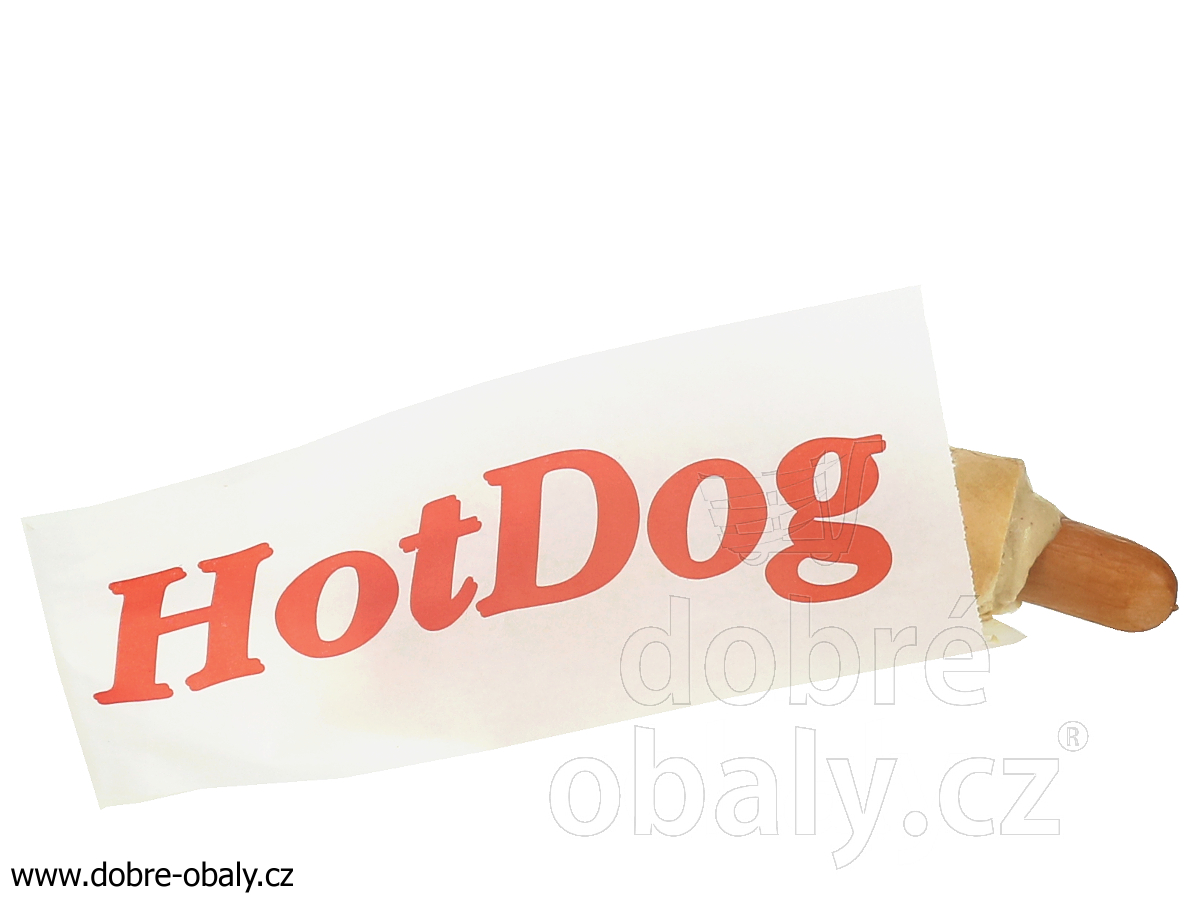 Papírový sáček na  HOT-DOG 85 x 225 mm
