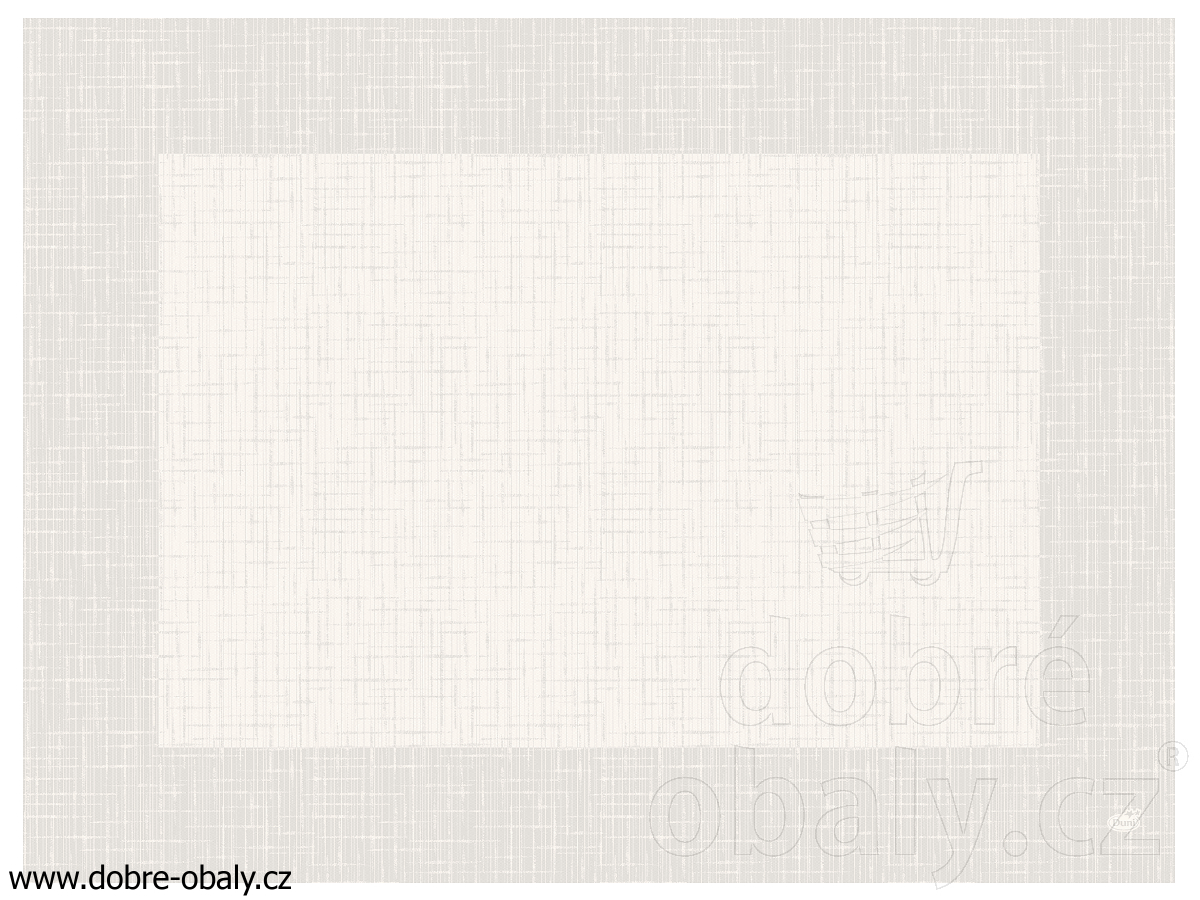 Prostírání Dunicel 30 x 40 cm LINNEA WHITE, 100 ks