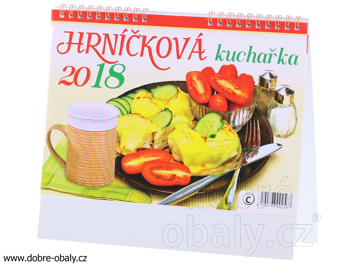 Stolní kalendář 2018 - HRNÍČKOVÁ KUCHAŘKA