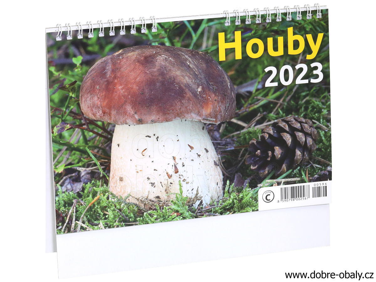 Stolní kalendář 2023 - HOUBY