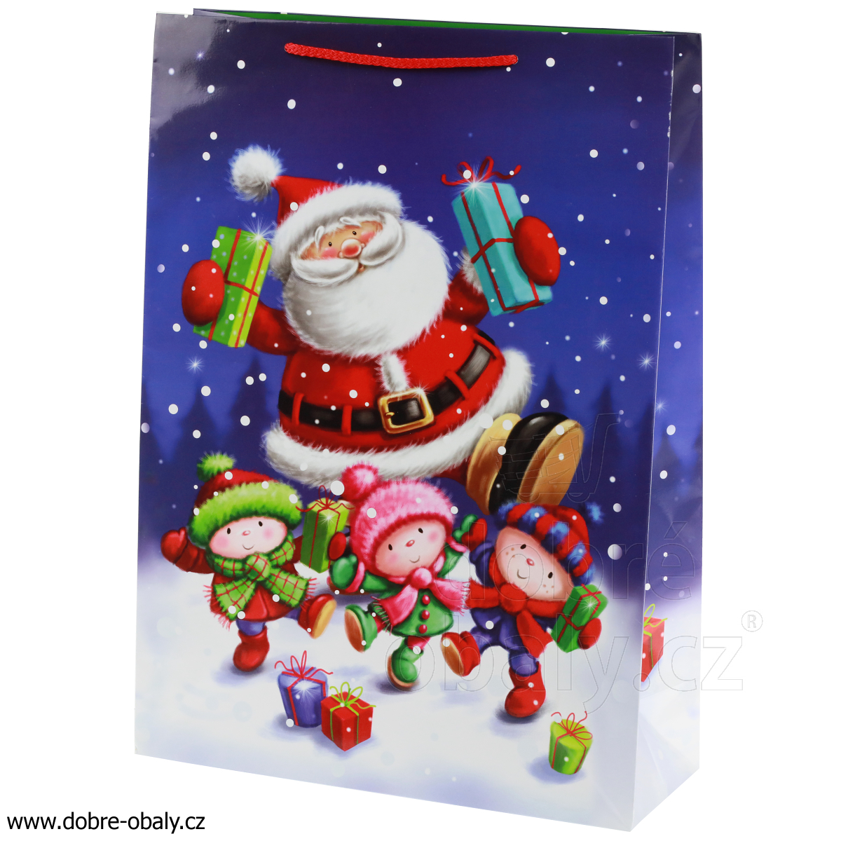 Vánoční papírová taška MAXI 28139