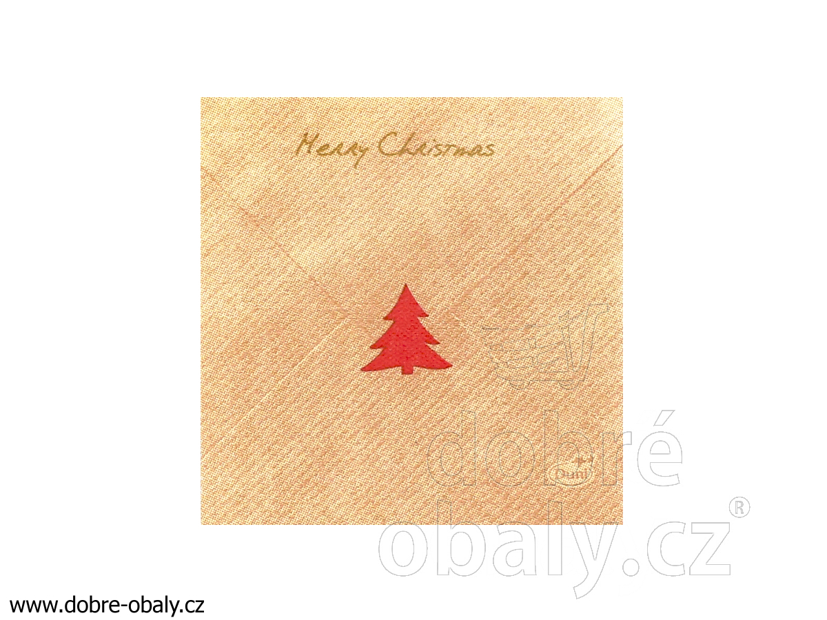 Vánoční ubrousky Dunisoft 20x20 cm Winter Craft, 180 ks
