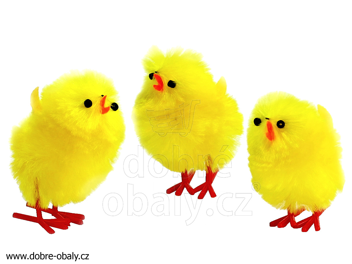 Velikonoční kuřátko žluté