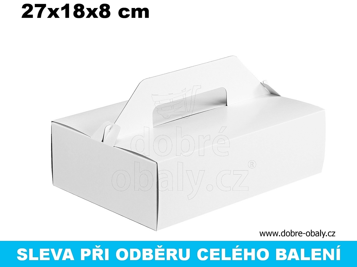 Výslužkové krabičky  27x18x8 cm, výhodné balení