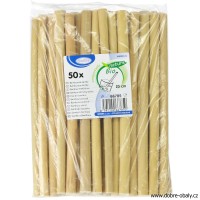 Bambusové slámky 23 cm, 50 ks