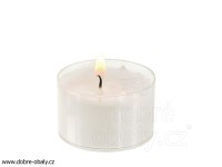Čajové svíčky v průsvitném kalíšku Ø 39 mm (6 hod.), 24ks