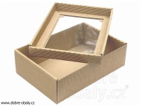 Dárková krabice S s průhledným víkem