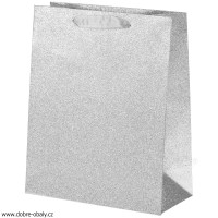 Dárková papírová taška 18x23x10 cm GLITTER 3055