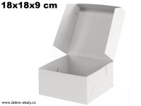 Dortová krabice  18x18x9 cm, výhodné balení