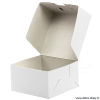 Dortová krabička extra pevná 15 x 15 x 8,5 cm, výhodné balení