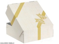 Dortové krabice potištěné 28x28x10cm EXTRA PEVNÉ