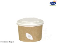 Duni kompostovatelné víčko kelímků na zmrzlinu 250 ml
