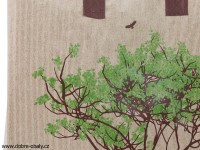 Ekologická taška na opakované použití NATURAL zelený strom