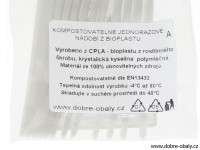 Kompostovatelná kávová lžička PLA 130 mm 12 ks EKO-BIO
