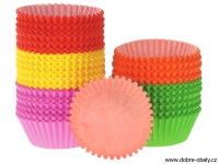 Košíčky papírové barevné cukrářské  na muffiny 50x25mm, 500 ks