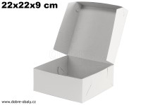 Krabice na dort 22x22x9 cm