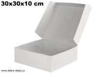 Krabice na dorty  30x30x10 cm, výhodné balení