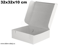 Krabice na dorty  32x32x10 cm, výhodné balení