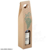 Krabice na víno papírová dárková s tiskem na 1 lahev