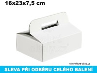 Krabičky na zákusky 16x23x7,5 cm, výhodné balení