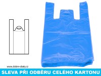 Mikrotenové tašky 10 kg modré HDPE 100 ks, karton