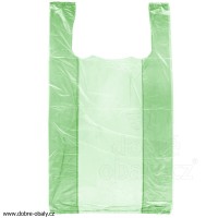 Mikrotenové tašky 10 kg zelené HDPE 100 ks, karton