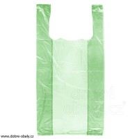 Mikrotenové tašky 4 kg zelené HDPE, 100 ks