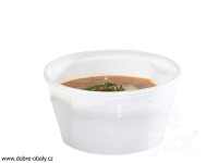 Miska na polévku BÍLÁ 500 ml PP 