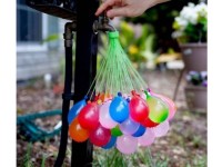 Nafukovací balonky na vodu s nástavcem - VODNÍ BOMBY 37 ks