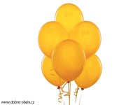 Nafukovací balónky ZLATÉ, 10ks