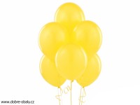 Nafukovací balónky ŽLUTÉ, 100ks