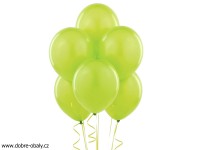 Nafukovací balónky ŽLUTOZELENÉ, 100 ks