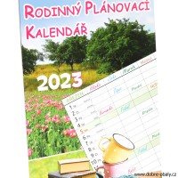 Nástěnný rodinný plánovací kalendář 2023