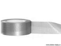 Opravná lepící páska s tkaninou STŘÍBRNÁ 48mm x 50m