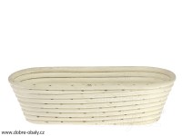 Ošatka na kynutí chleba oválná 28x12,5 cm - 0,75 kg 