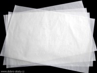 Papír na pečení BÍLÝ 60 cm x 80 cm, archy - 500ks 