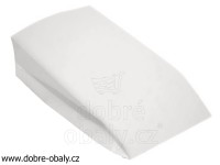 Papírové sáčky nepromastitelné bílé 10,5+5,5x24 cm, 100ks