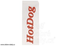 Papírový sáček na  HOT-DOG 85 x 225 mm, karton