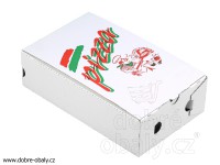 Pizza krabice CALZONE 27x16,5x7,5cm s potiskem