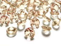 Plastové diamantové konfety APRICOT 12 mm, 100 ks