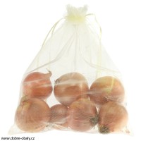 Recyklovatelný sáček na ovoce a zeleninu KRÉMOVÝ, výhodné balení