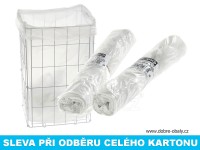 Sáčky na odpad 63x85cm EXTRA bílé LDPE 40ks/rol, karton
