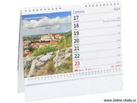 Stolní kalendář 2024 - KRÁSY ČECH A MORAVY