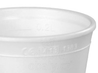 TERMO kelímek 0,25 l (ryska 0,2l) polystyrenový - výhodné balení