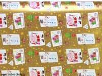 Vánoční balicí papír v roli 10 m MIX motivů, karton