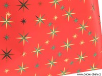 Vánoční celofánový sáček L - Sirio ČERVENÝ 