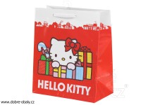 Vánoční papírová taška HELLO KITTY M